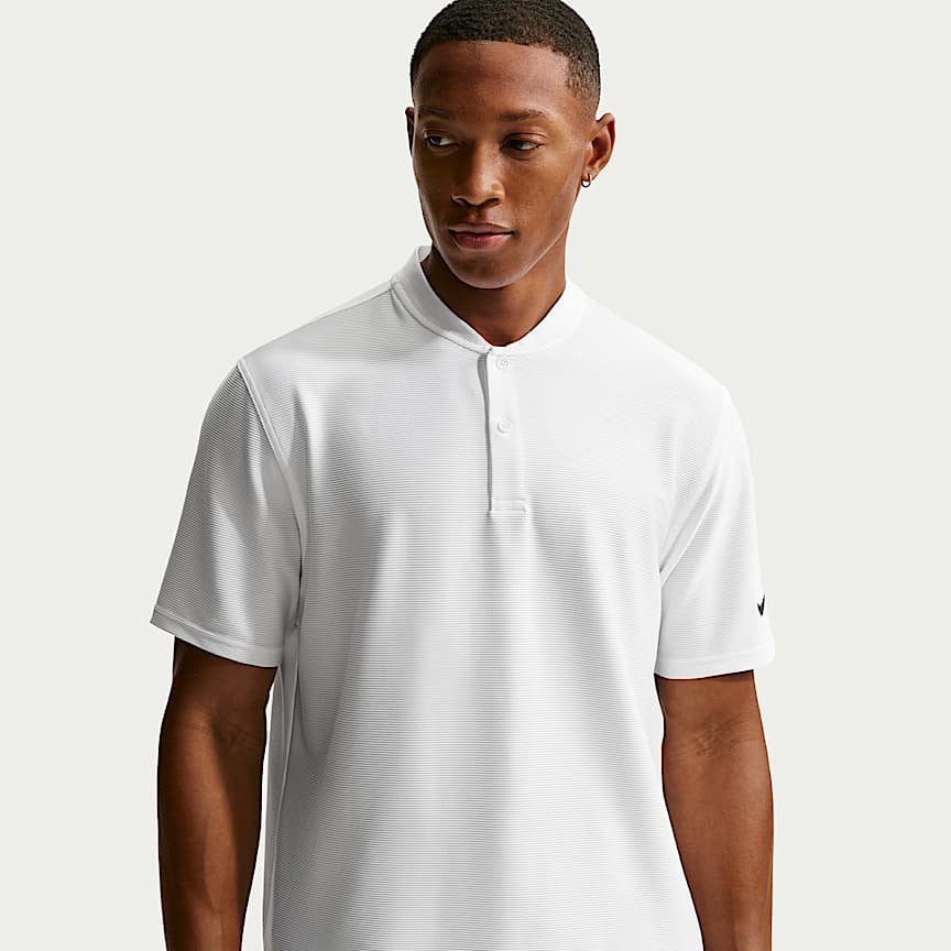 メンズウェア FR2 GOLF Dry Mesh Polo Shirt White M Nike Par Men's Dri-FIT Golf Polo - Panda Ski and Sport